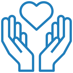 solidarity solidarity icon in blue